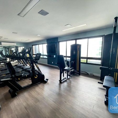 Apartamento Com Linda Vista Mar No Smart Barra 2 Salvador Bagian luar foto