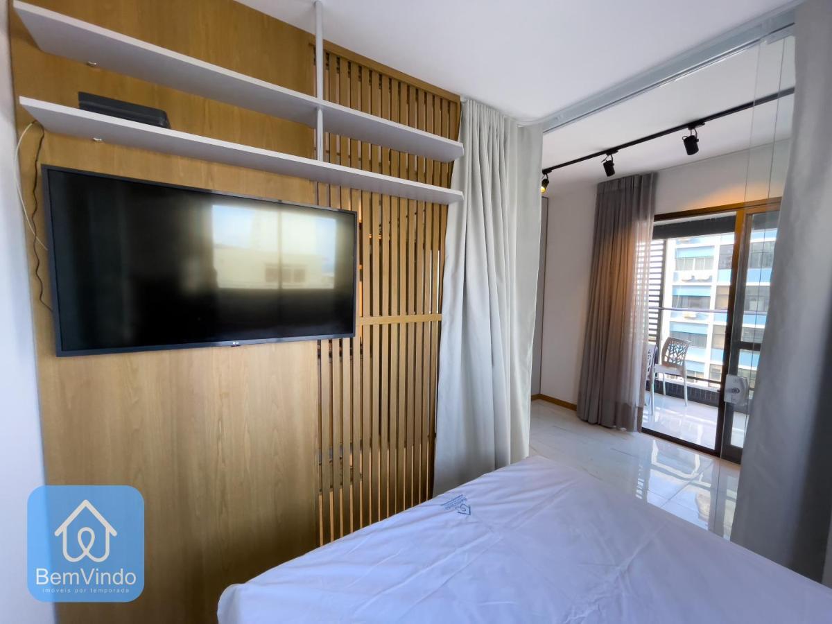 Apartamento Com Linda Vista Mar No Smart Barra 2 Salvador Bagian luar foto