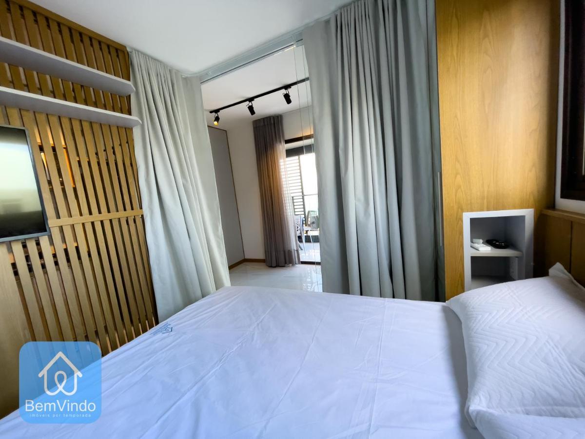 Apartamento Com Linda Vista Mar No Smart Barra 2 Salvador Bagian luar foto