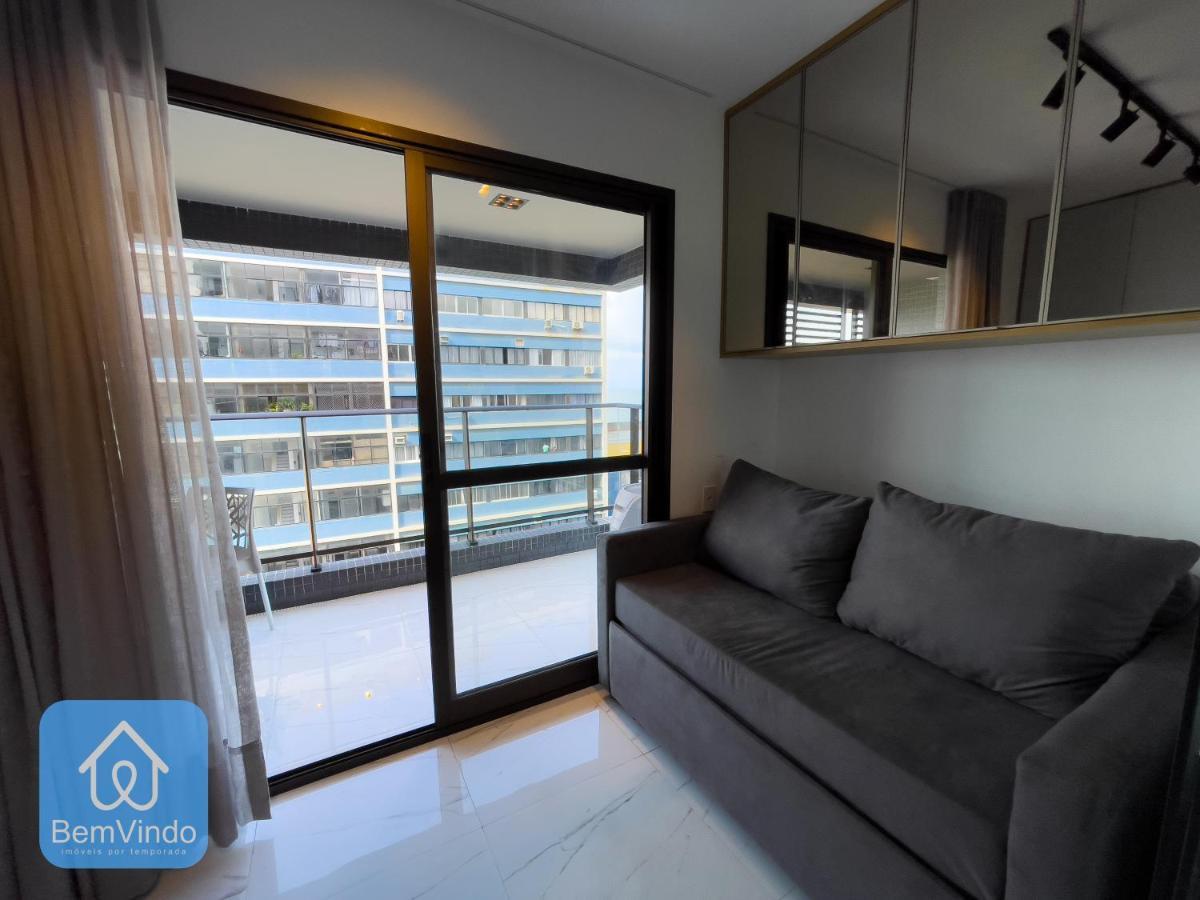 Apartamento Com Linda Vista Mar No Smart Barra 2 Salvador Bagian luar foto