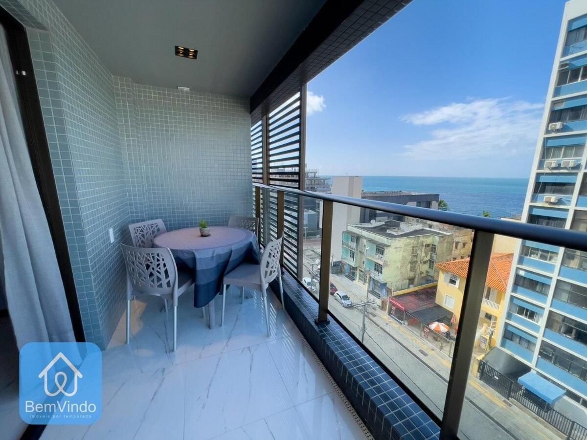 Apartamento Com Linda Vista Mar No Smart Barra 2 Salvador Bagian luar foto