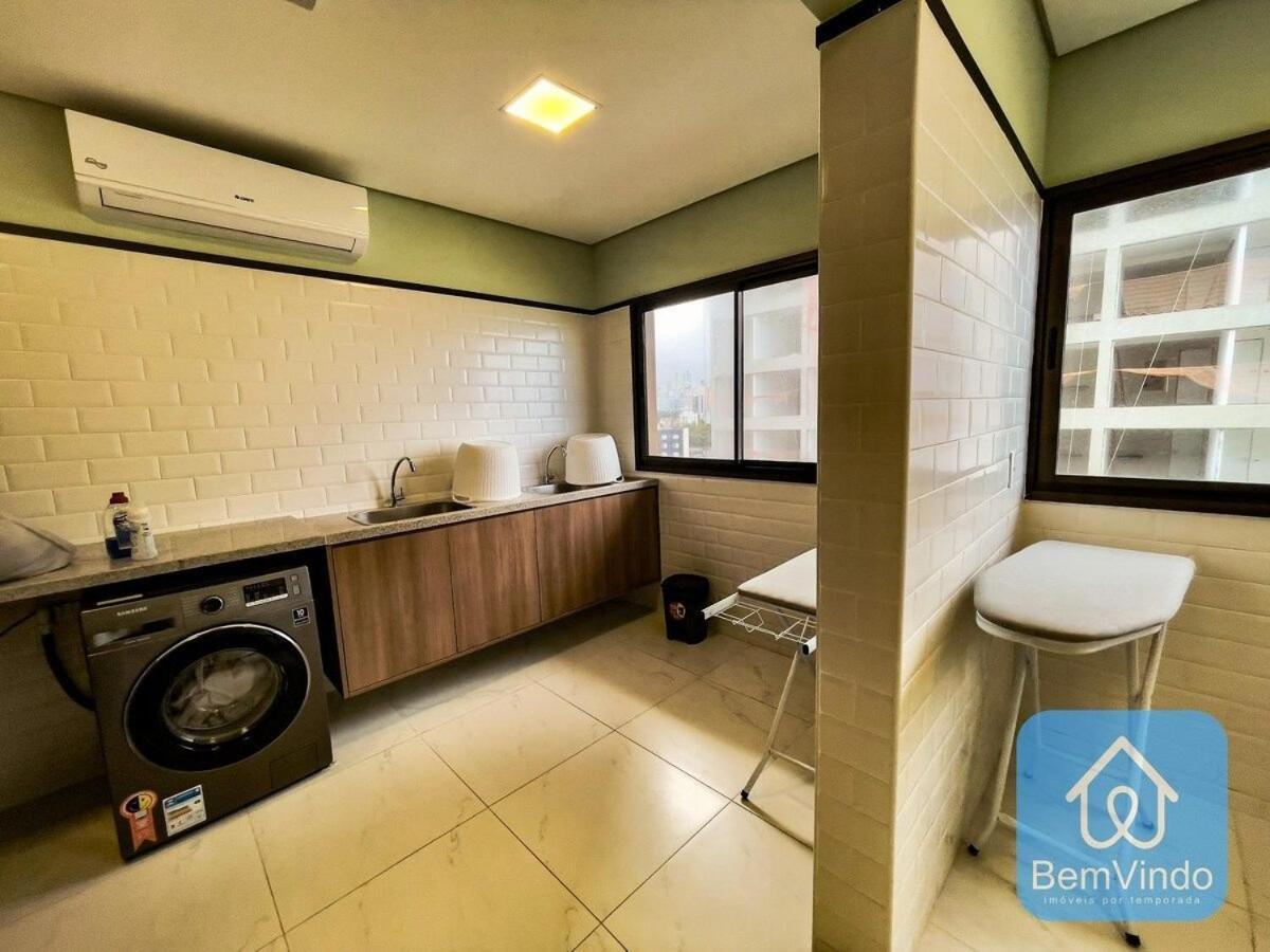 Apartamento Com Linda Vista Mar No Smart Barra 2 Salvador Bagian luar foto